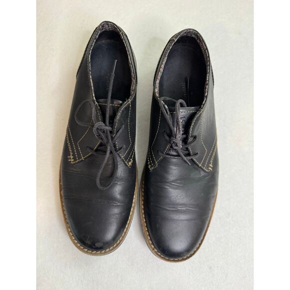Original Penguin by Munsingwear Waylon Black Leather Derby Shoes Black 9.5 main image 11